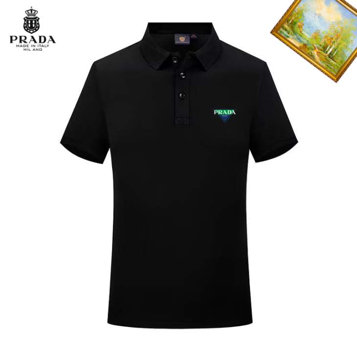 Picture of Prada Polo Shirts Short _SKUPradaM-3XL25tr23825744